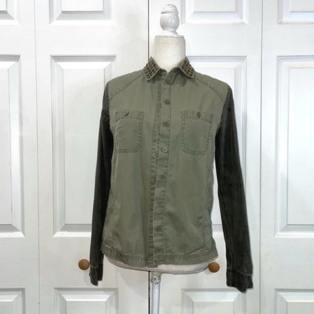 Urban Outfitters BDG Long Sleeve Green Military Jacket